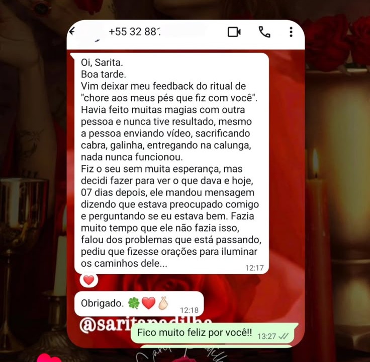 Depoimento de cliente 32: Retomada de contato