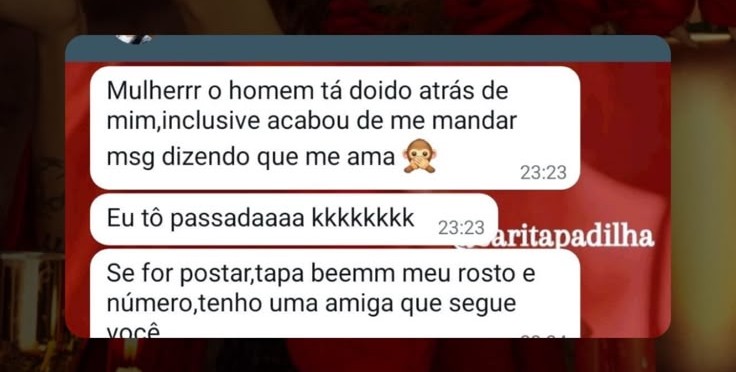 Depoimento de cliente 40: Mensagem de carinho